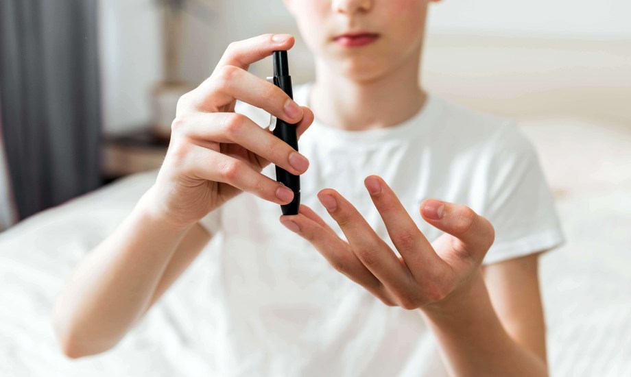 طفل مصاب بالسكري