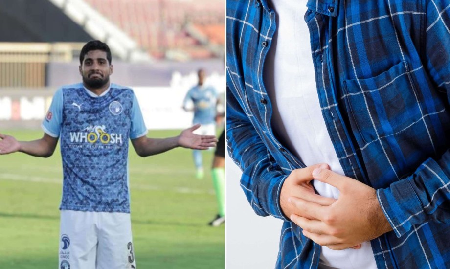 المغص يصيب لاعب بيراميدز إبراهيم عادل