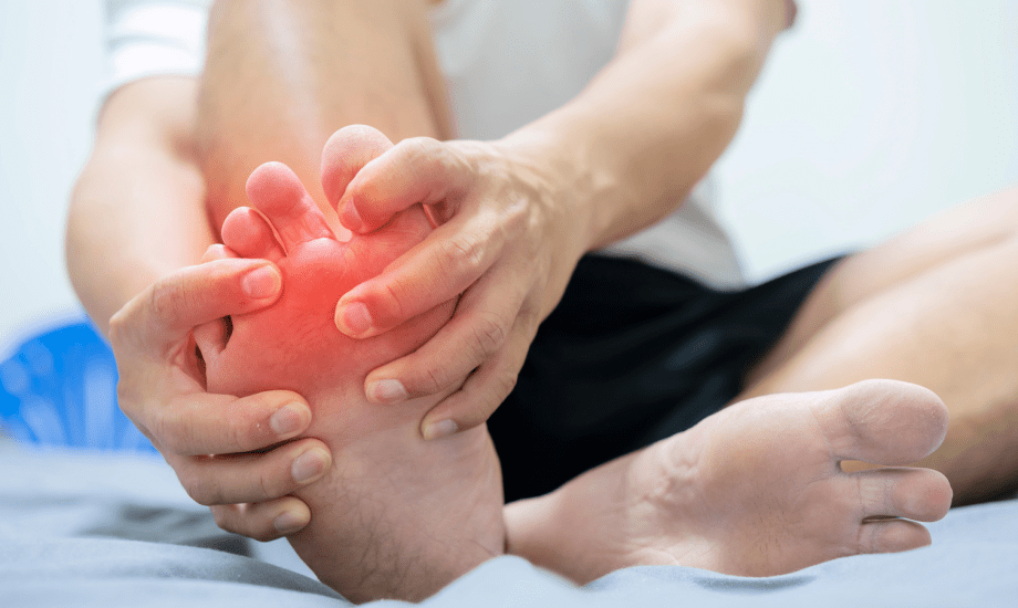 حرارة القدمين