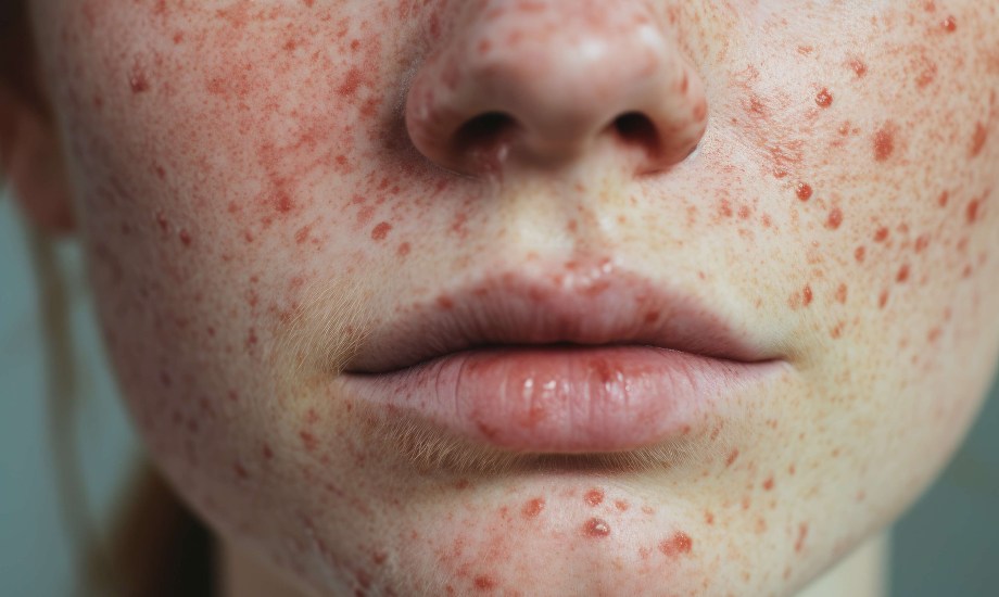 الطفح الجلدي لمرض الحصبة