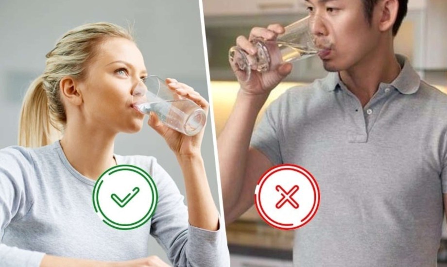 مخاطر شرب الماء أثناء الوقوف