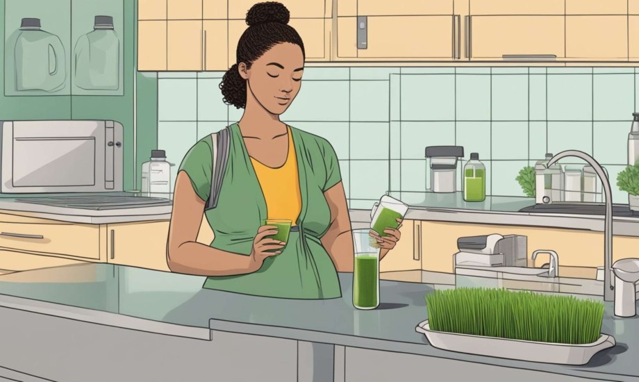 الآثار الجانبية لعشبة القمح خلال الحمل