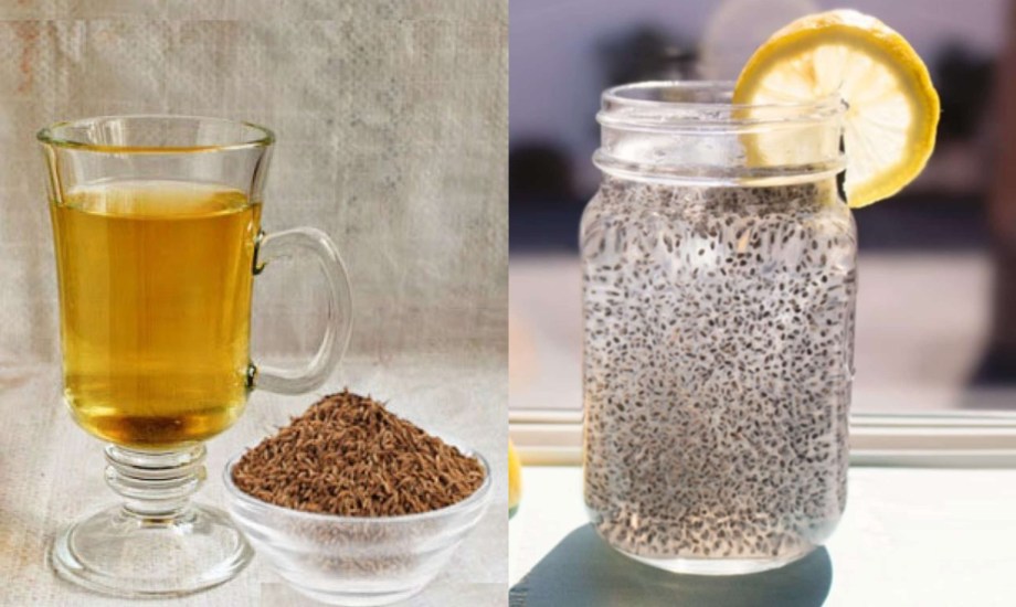 ماء بذور الكمون وبذور الشيا للبشرة