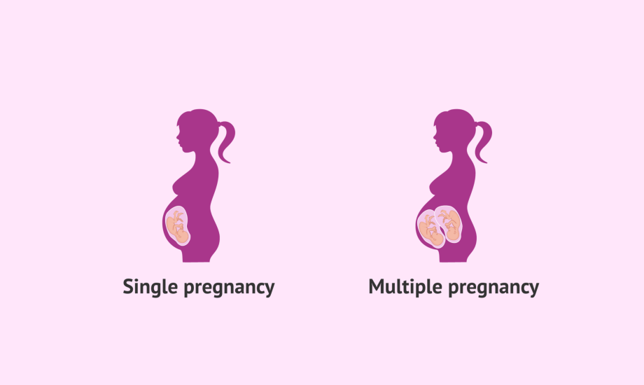 التوأم أصغر في مراحل الحمل الأولى