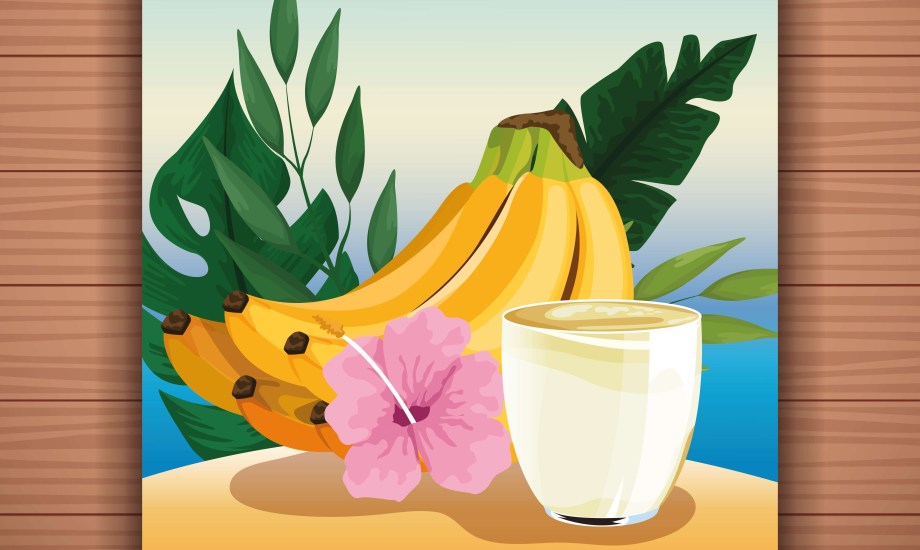 ماء الموز: بديل مبتكر لمشروبات الرياضيين