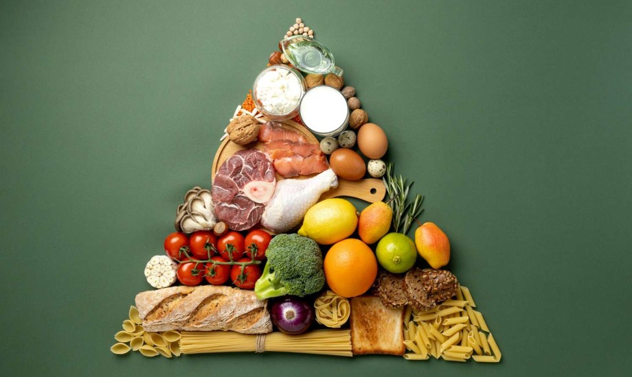 مكونات الهرم الغذائي القديم