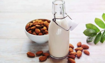 فوائد  حليب اللوز