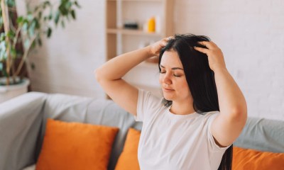 تدليك فروة الرأس بالزيت