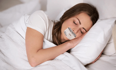 يمنعهم إلصاق الفم من التنفس ما يزيد خطر الاختناق أثناء النوم