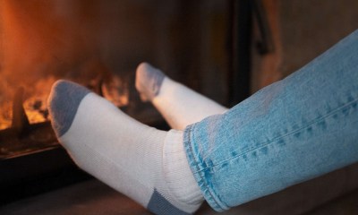 ارتداء الجوارب