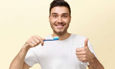 تنظيف الأسنان بانتظام