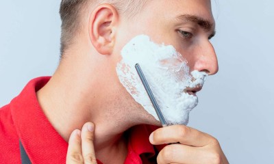 استخدام كريم أو جل حلاقة