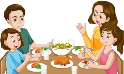 الوجبات العائلية تحمي المراهقين من تعاطي المخدرات