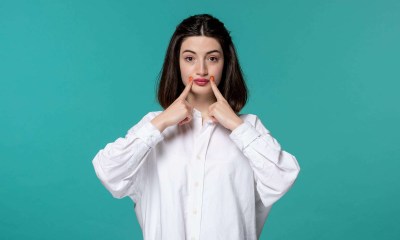 اسمرار الجلد حول الفم