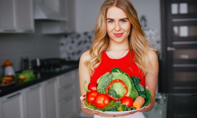 اتباع نظام غذائي غني بالخضروات