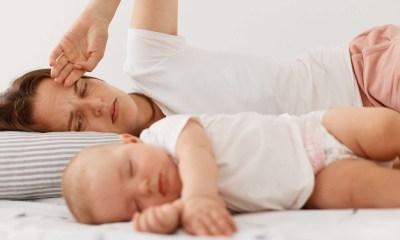الإرهاق وقلة النوم  للأمهات الجدد