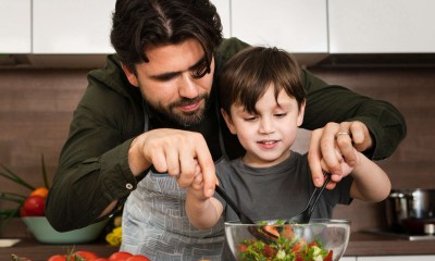 العلاقة بين النظام الغذائي للأب ونمو الطفل